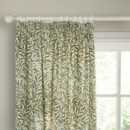 Morris & Co. Willow Bough Pair Lined Pencil Pleat Curtains - thumbnail 5