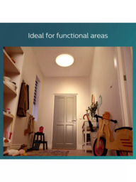 Philips Shan CL253 LED Motion Sensor Ceiling Light, White - thumbnail 5