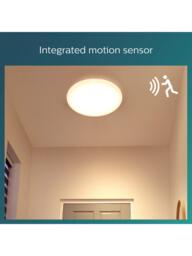 Philips Shan CL253 LED Motion Sensor Ceiling Light, White - thumbnail 6