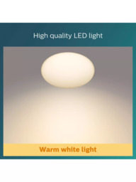 Philips Shan CL253 LED Motion Sensor Ceiling Light, White - thumbnail 4