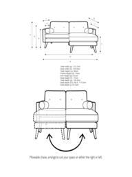 G Plan Vintage The Sixty Five LHF Medium 2 Seater Chaise End Sofa - thumbnail 2
