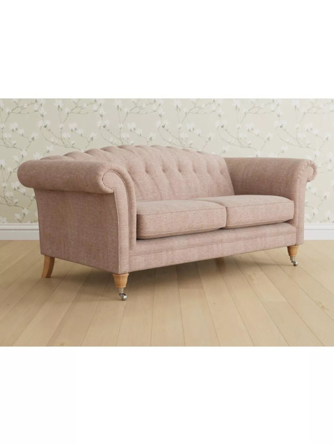 Laura Ashley Gloucester Large 3 Seater Sofa, Oak Leg - image 1