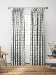 Morris & Co. Bellflowers Made to Measure Curtains or Roman Blind, Indigo - thumbnail 5