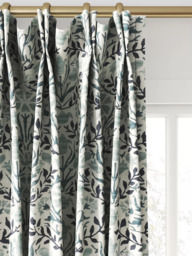 Morris & Co. Bellflowers Made to Measure Curtains or Roman Blind, Indigo - thumbnail 4