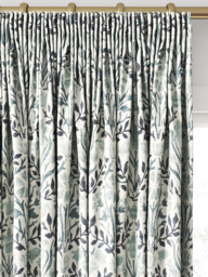 Morris & Co. Bellflowers Made to Measure Curtains or Roman Blind, Indigo - thumbnail 2