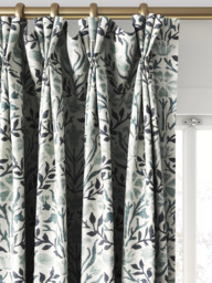 Morris & Co. Bellflowers Made to Measure Curtains or Roman Blind, Indigo - thumbnail 6