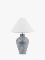 Laura Ashley Pussy Willow Ceramic Table Lamp, Grey - thumbnail 4