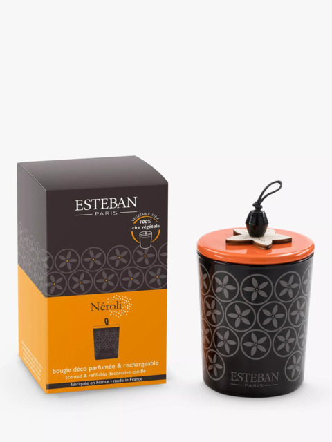 Esteban Neroli Scented Decorated Candle, 180g - image 1