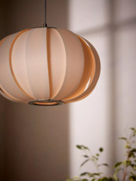 John Lewis Sumet Panels Easy-to-Fit Ceiling Shade, Cream - thumbnail 2