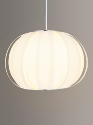 John Lewis Sumet Panels Easy-to-Fit Ceiling Shade, Cream - thumbnail 1