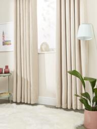John Lewis Boucle Pair Blackout/Thermal Lined Eyelet Curtains - thumbnail 3