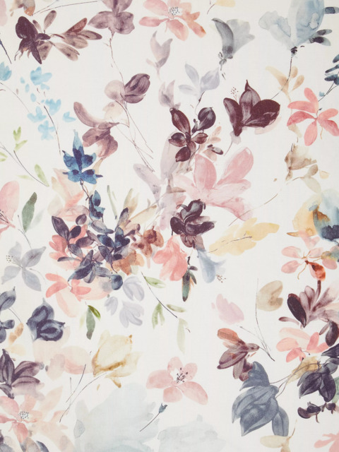 John Lewis Abelia Print Made to Measure Curtains or Roman Blind, Multi - image 1