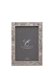 Impressions Elegance Mother of Pearl Photo Frame, Grey - thumbnail 3