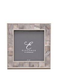 Impressions Elegance Mother of Pearl Photo Frame, Grey - thumbnail 4