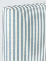 John Lewis Emily Upholstered Bed Frame, Double, Blue Stripe - thumbnail 5