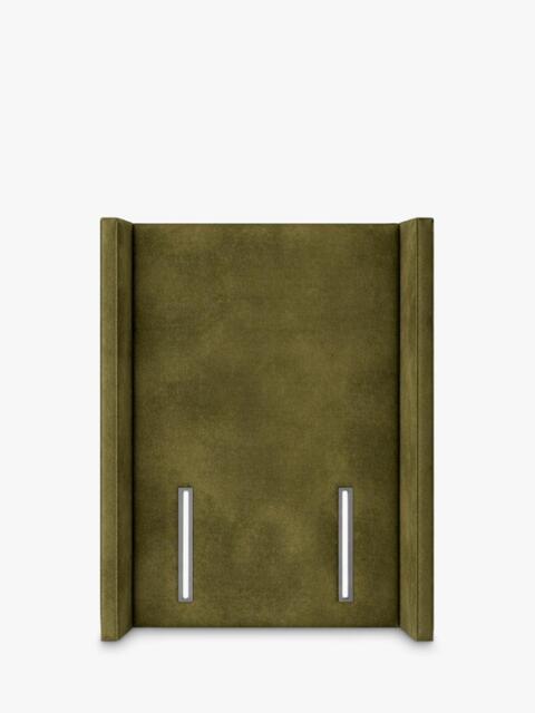 John Lewis Windermere Winged Full Depth Upholstered Headboard, Single