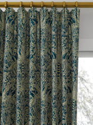 Clarke & Clarke Leopardo Made to Measure Curtains or Roman Blind, Kingfisher - thumbnail 2