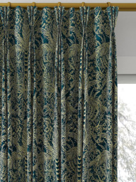 Clarke & Clarke Leopardo Made to Measure Curtains or Roman Blind, Kingfisher - thumbnail 6