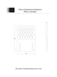 John Lewis Maeve Full Depth Upholstered Headboard, Small Double - thumbnail 4