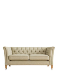 Laura Ashley Chatsworth Medium 2 Seater Sofa, Oak Leg - thumbnail 3