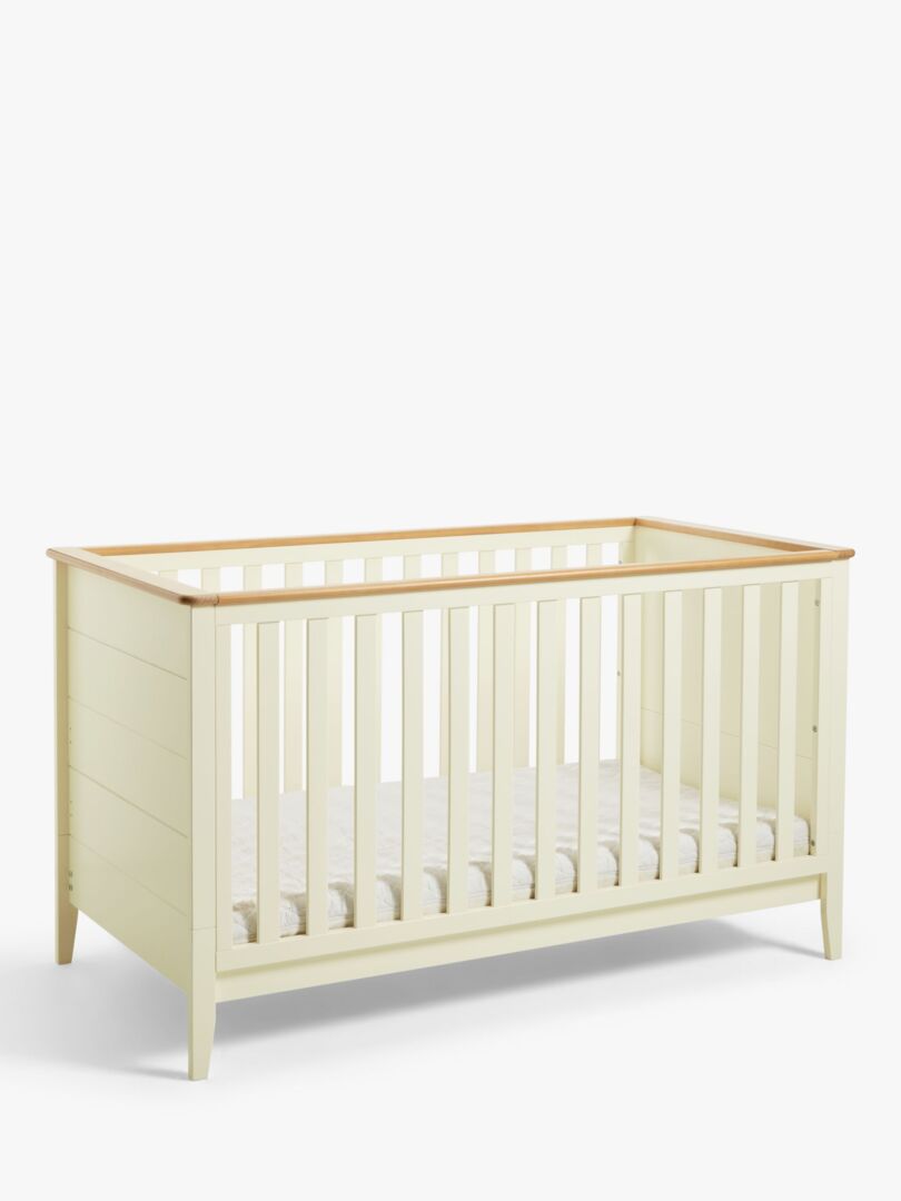 John Lewis Avery Convertible Cotbed, Cream/Natural by John Lewis
