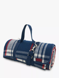 Polar Gear Woven Check Picnic Rug, Blue - thumbnail 2