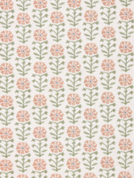 John Lewis Aria Made to Measure Curtains or Roman Blind, Pale Terracotta - thumbnail 1