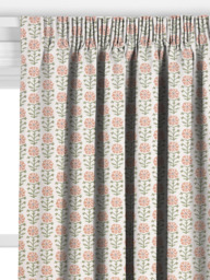 John Lewis Aria Made to Measure Curtains or Roman Blind, Pale Terracotta - thumbnail 2