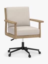 Pottery Barn Cody Swivel Desk Chair, Oatmeal