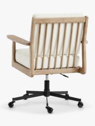 Pottery Barn Cody Swivel Desk Chair, Oatmeal - thumbnail 6