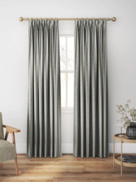 Clarke & Clarke Ponto Made to Measure Curtains or Roman Blind, Denim - thumbnail 5