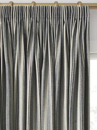 Clarke & Clarke Ponto Made to Measure Curtains or Roman Blind, Denim - thumbnail 2