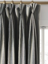 Clarke & Clarke Ponto Made to Measure Curtains or Roman Blind, Denim - thumbnail 6