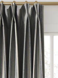Clarke & Clarke Ponto Made to Measure Curtains or Roman Blind, Denim - thumbnail 4