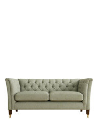Laura Ashley Chatsworth Small 2 Seater Sofa, Teak Leg - thumbnail 4