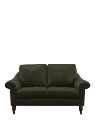 John Lewis Camber Small 2 Seater Leather Sofa, Dark Leg - thumbnail 5