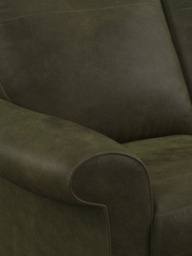 John Lewis Camber Small 2 Seater Leather Sofa, Dark Leg - thumbnail 6
