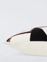 John Lewis x John Cooper Garth Geometric Cushion, Black - thumbnail 4