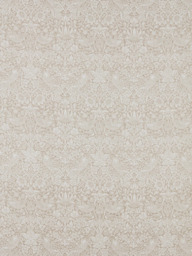 Morris & Co. Pure Strawberry Thief Made to Measure Curtains or Roman Blind, Flax - thumbnail 1
