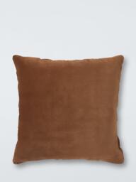 John Lewis Velvet Basket Weave Cushion - thumbnail 2
