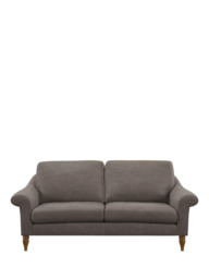 John Lewis Camber Large 3 Seater Leather Sofa, Light Leg - thumbnail 5