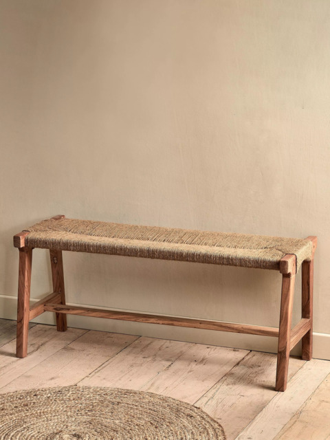 Nkuku Amhara Acacia Bench, Natural - image 1