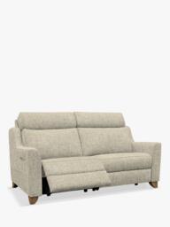 Parker Knoll Bodella Large 2 Seater Power Recliner Sofa, Edith Easy Clean Natural