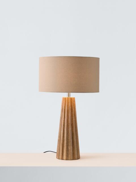 John Lewis Vallei Cone Table Lamp, Mangowood - image 1