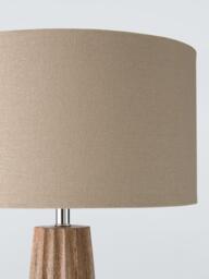 John Lewis Vallei Cone Table Lamp, Mangowood - thumbnail 3
