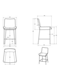 John Lewis Calgary Bar Stool, Set of 2 - thumbnail 2