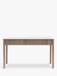 Gallery Direct Marmo Marble Top 2 Drawer Console Table - thumbnail 1