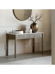 Gallery Direct Marmo Marble Top 2 Drawer Console Table - thumbnail 2