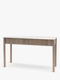 Gallery Direct Marmo Marble Top 2 Drawer Console Table - thumbnail 3