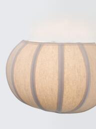 John Lewis Pumpkin Wall Light, Natural - thumbnail 6